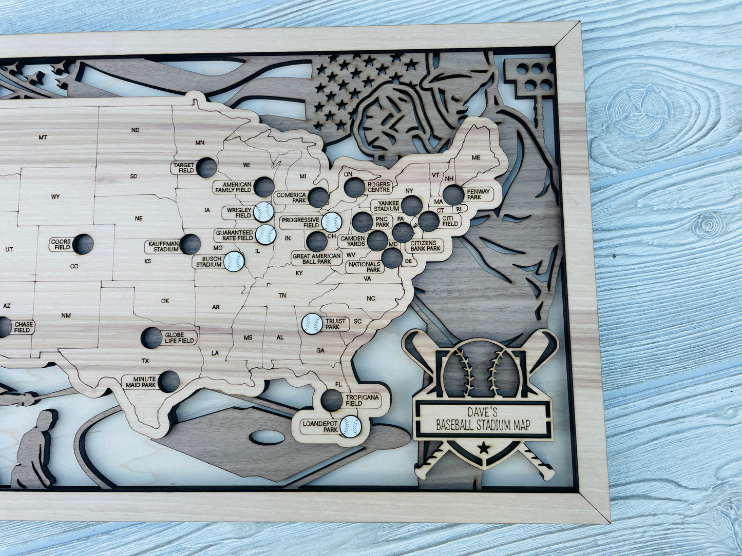 Baseball Stadium Map