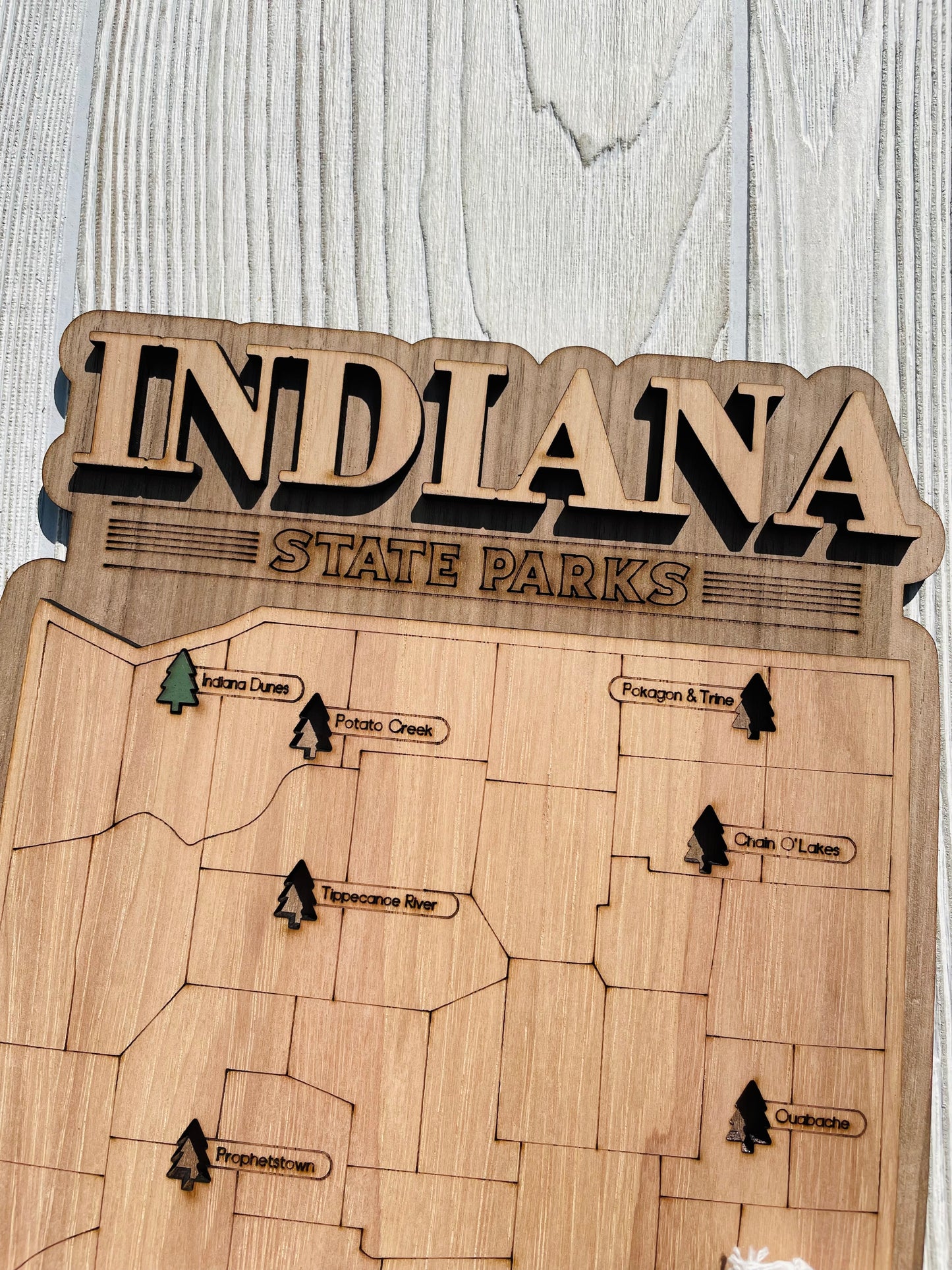 Indiana State Park Map