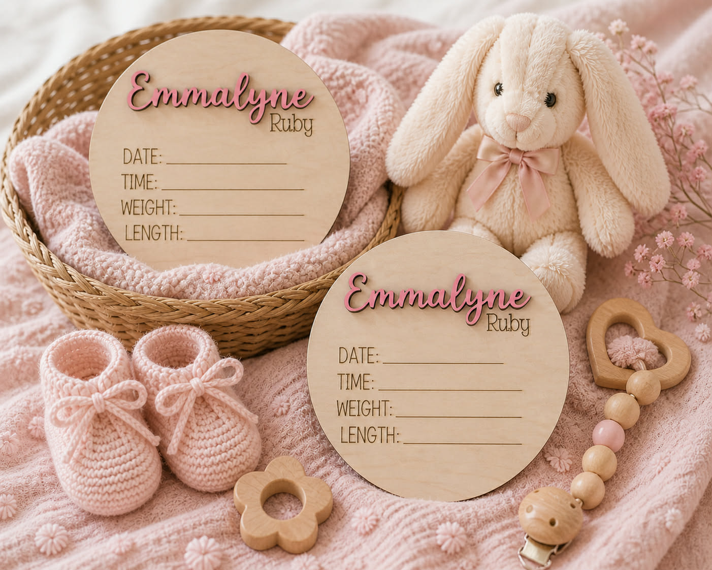 Birth Stats Annoucement Sign