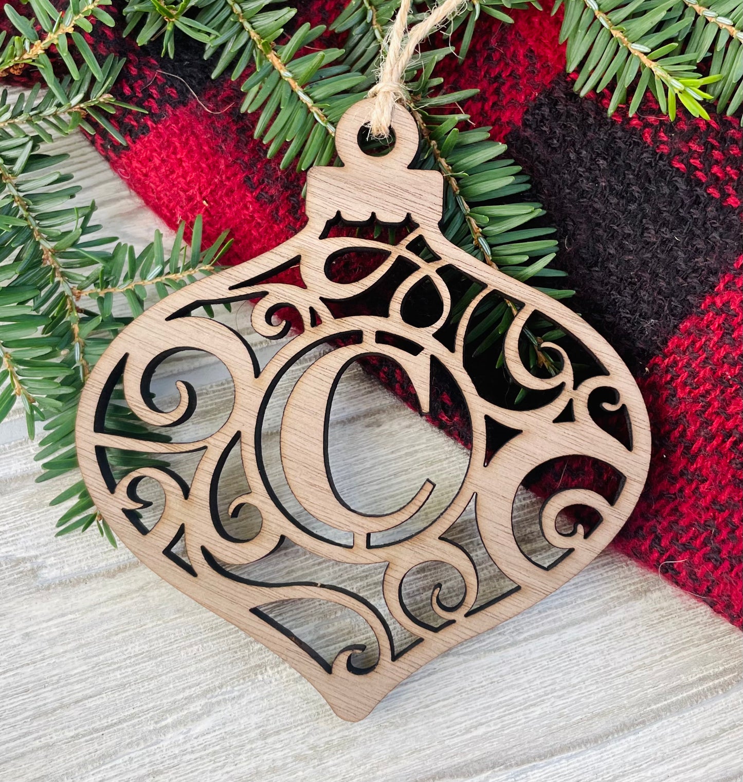 Monogram Ornaments