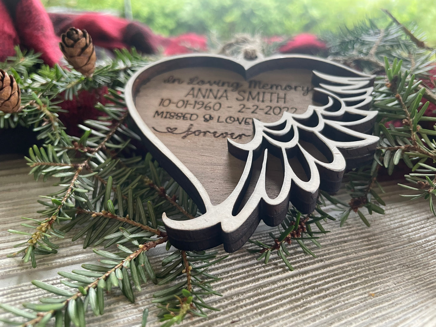 In loving memory ornament