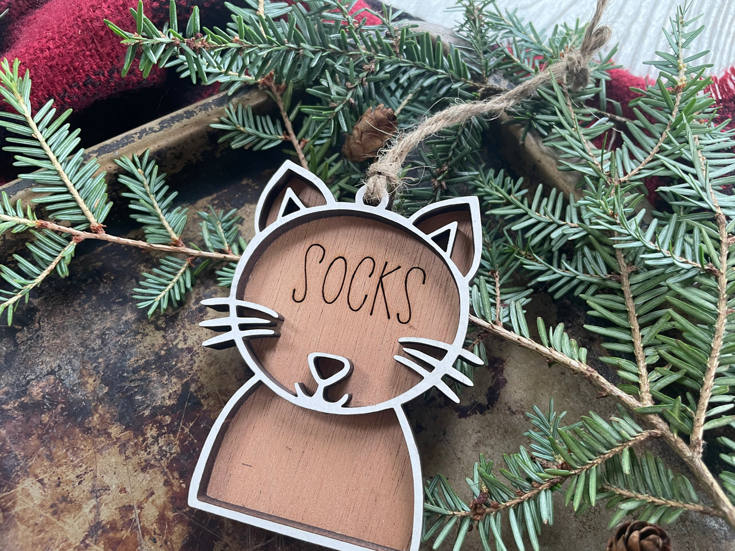 Gingerbread Dog & Cat Ornaments