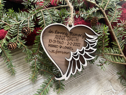 In loving memory ornament